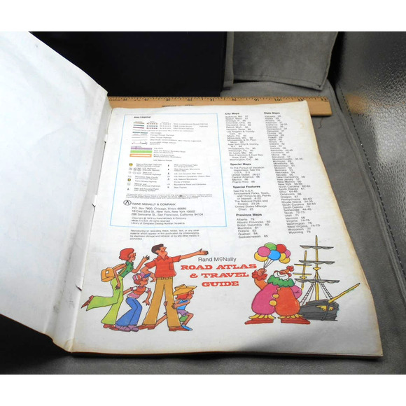 Rand McNally Road Atlas & Travel Guide 1978 Meyer Snowplow US Canada Mexico - Picture 4 of 12